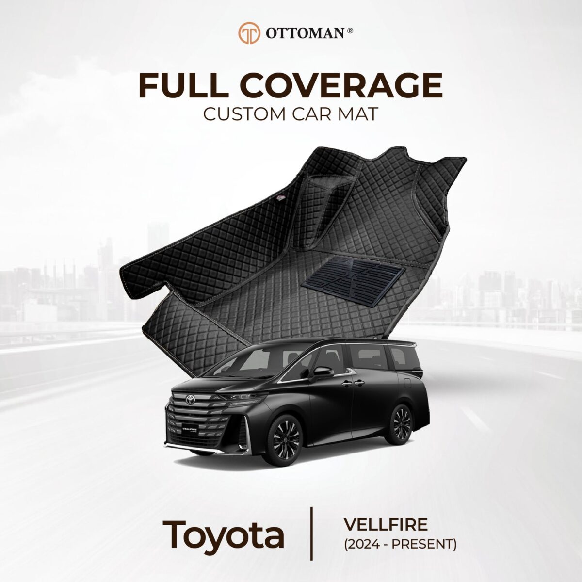 Toyota Vellfire (2024-Present) Ottoman Car Mat - Image 1