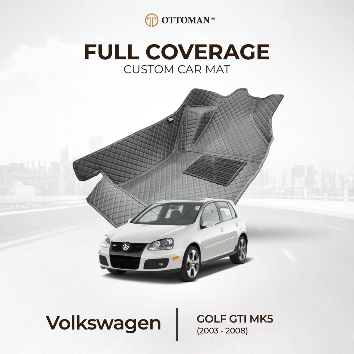 Volkswagen Golf MK5 (2003-2008) Ottoman Car Mat - Image 1