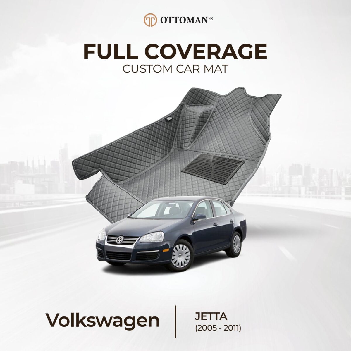 Volkswagen Jetta (2005-2011) Ottoman Car Mat - Image 1