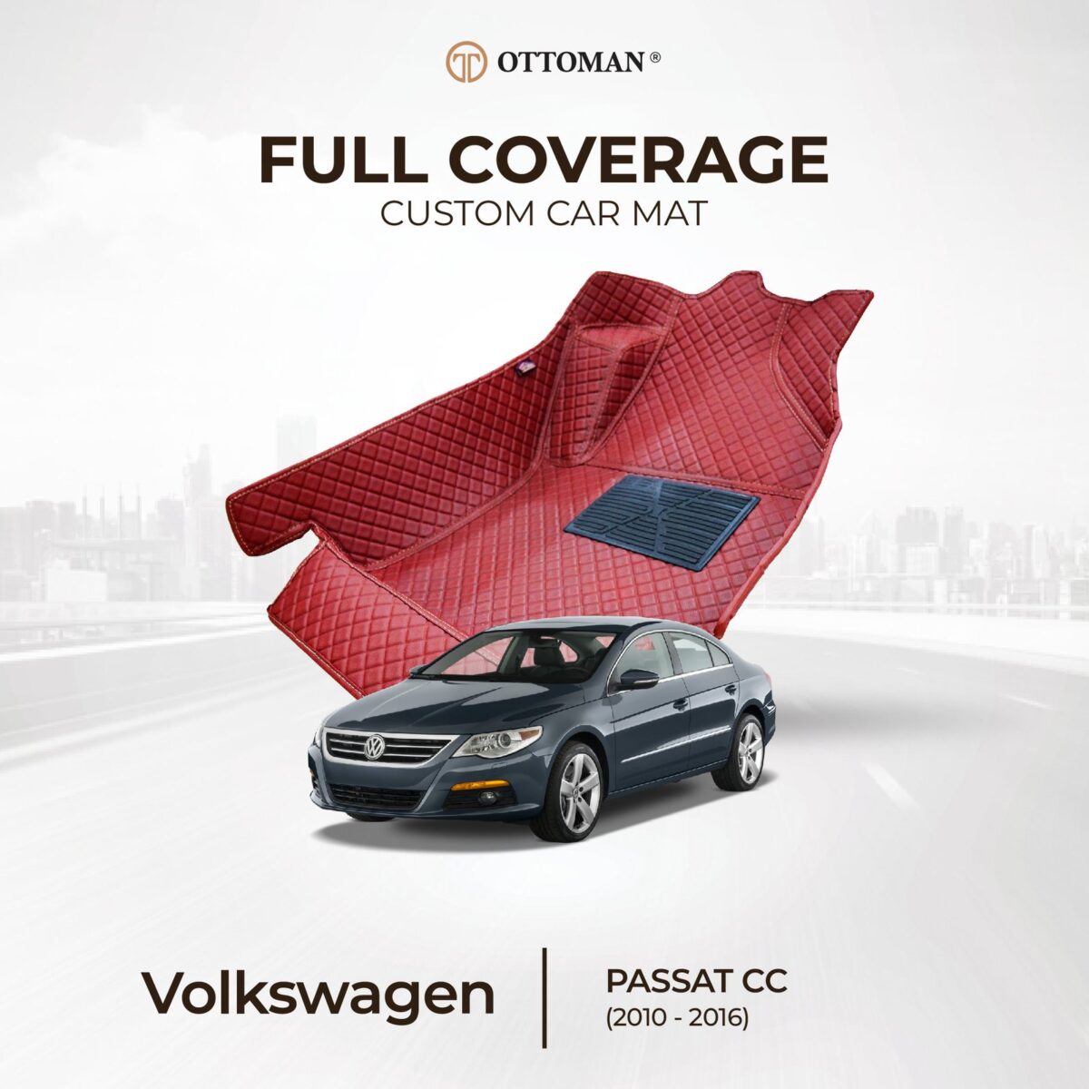 Volkswagen Passat CC (2008-2015) Ottoman Car Mat - Image 1