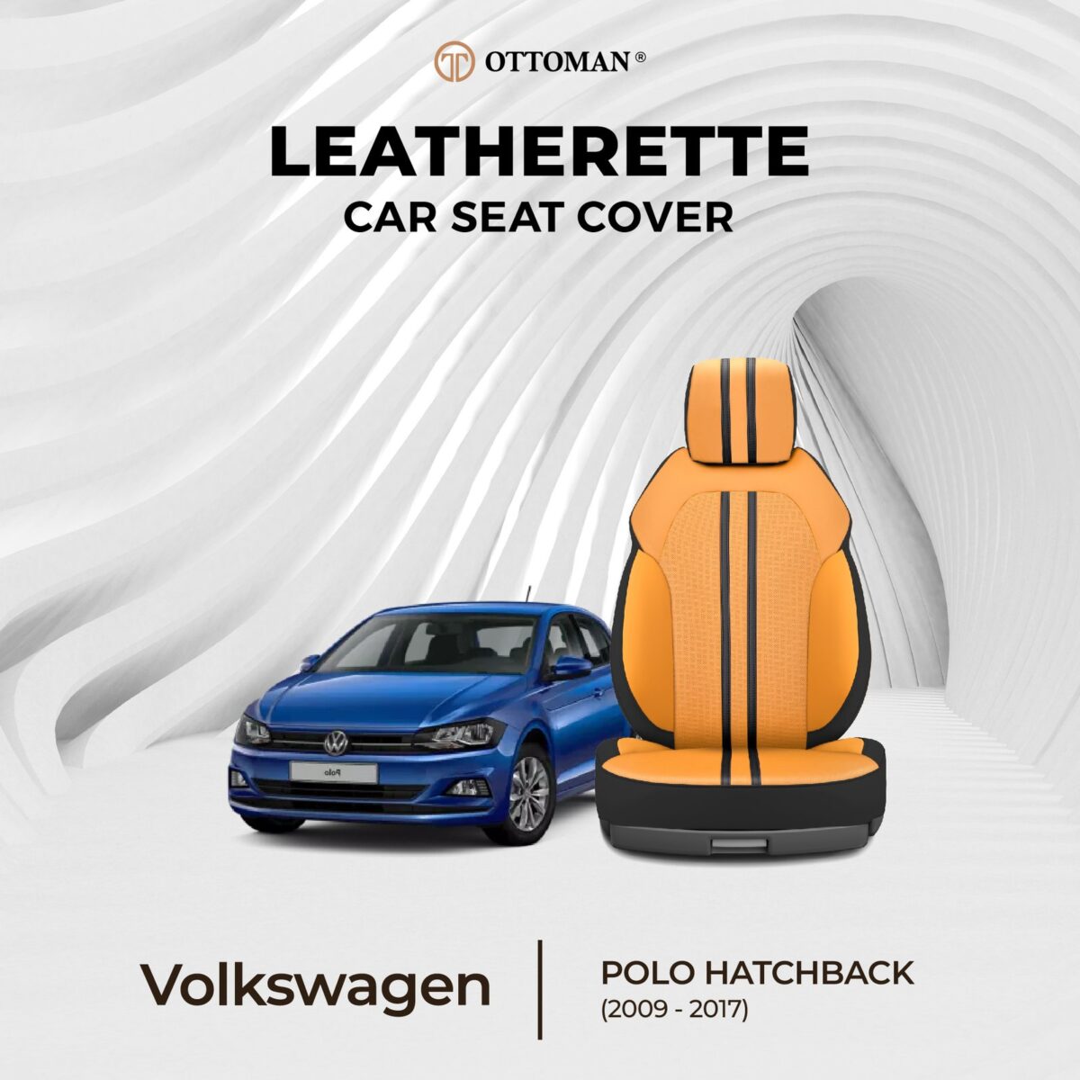 Volkswagen Polo Hatchback (2009-2017) Ottoman Seat Cover - Image 1