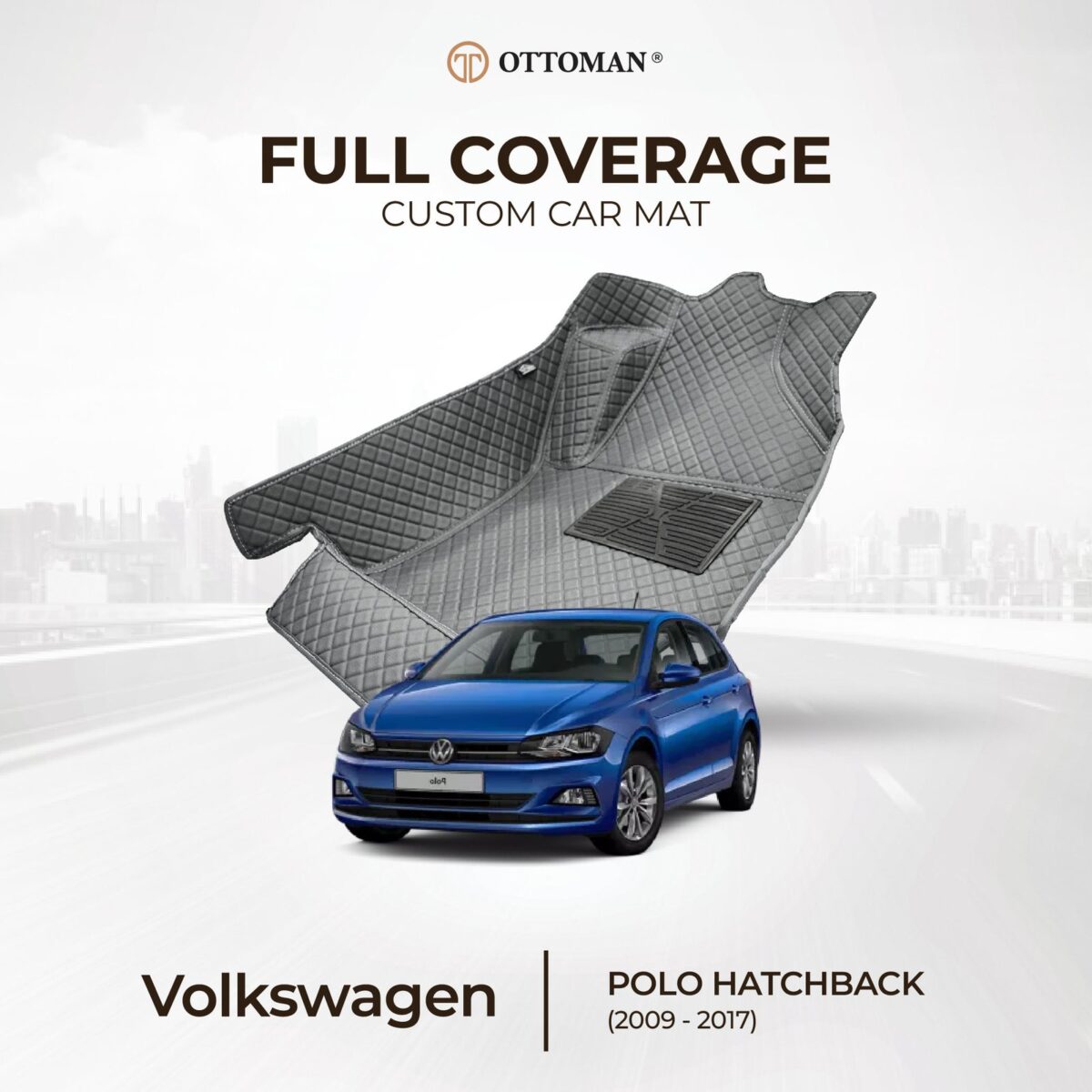 Volkswagen Polo Hatchback (2009-2017) Ottoman Car Mat - Image 1