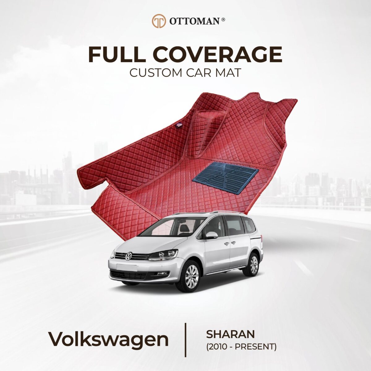 Volkswagen Sharan (2010-Present) Ottoman Car Mat - Image 1